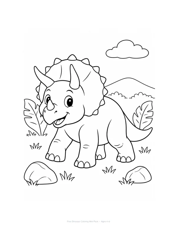 Gentle Triceratops
