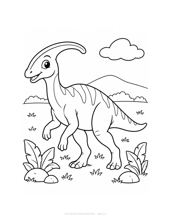 Curious Parasaurolophus